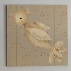 Giclée Canvas Print Birdie Oopsy Daisy by Artist Meghann O'Hara